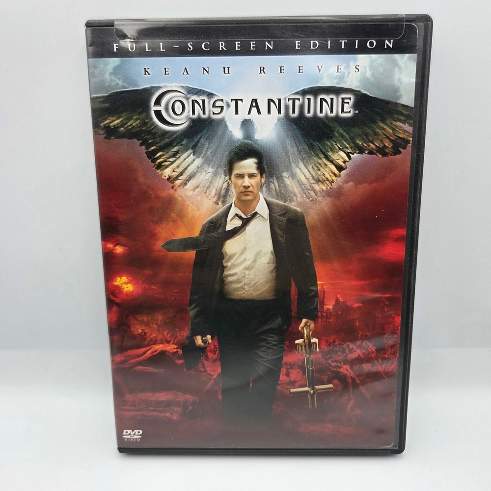 Constantine DVD Full Screen Edition Keanu Reeves DC Comics Vertigo 2005 Movie